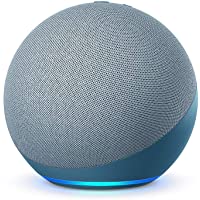 Nuevo Echo (4.ª generación) | Sonido de alta calidad- controlador de Hogar digital integrado y Alexa | Azul grisáceo